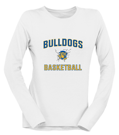 Kingman Bulldogs Basketball #1 Women's Premium LS T-Shirt