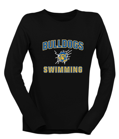 Kingman Bulldogs Swimming Women's LS T-Shirt