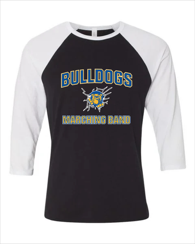 Kingman Bulldogs Marching Band Men's Baseball T-Shirt