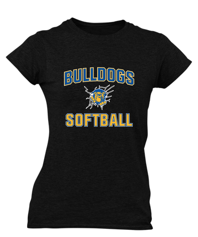 Kingman Bulldogs Softball #1 Women's SS T-Shirt