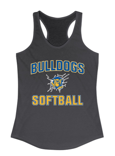 Kingman Bulldogs Softball #1 Women's Tank Top