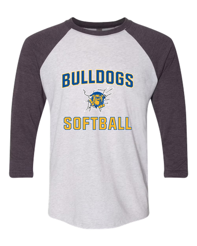 Kingman Bulldogs Softball #1 Women's Baseball T-Shirt