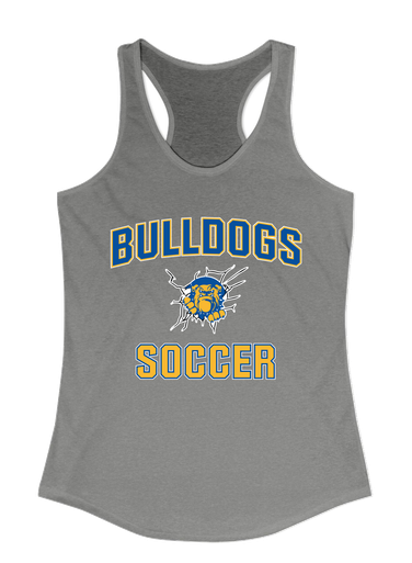 Kingman Bulldogs Soccer #1 Women's Tank Top