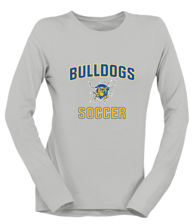 Kingman Bulldogs Soccer #1 Women's Premium LS T-Shirt