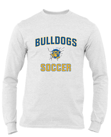Kingman Bulldogs Soccer #1 Men's LS T-Shirt