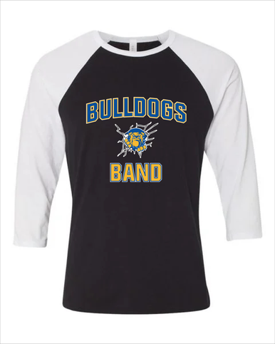 Kingman Bulldogs Band # 1 Women's Baseball T-Shirt