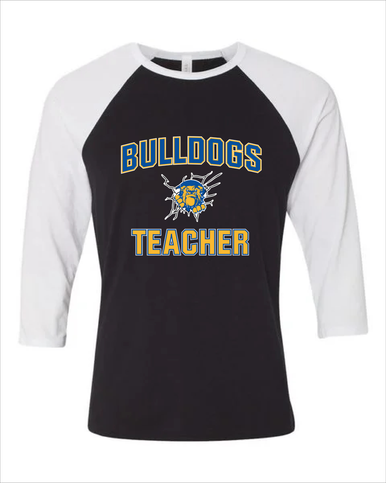Kingman Bulldogs Teacher Men's Baseball T-Shirt