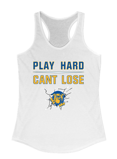 Kingman Bulldogs Play Hard, Can't Lose Women's Tank Top