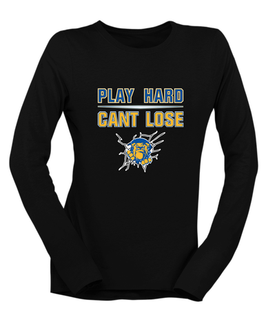 Kingman Bulldogs Play Hard, Can't Lose Women's LS T-Shirt