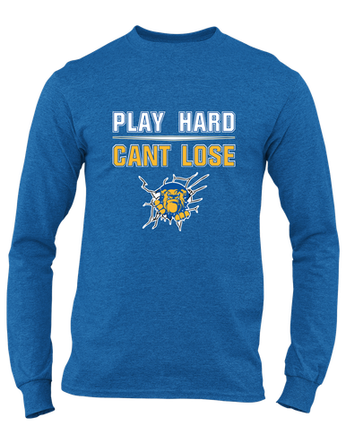 Kingman Bulldogs Play Hard, Can't Lose Men's Premium LS T-Shirt
