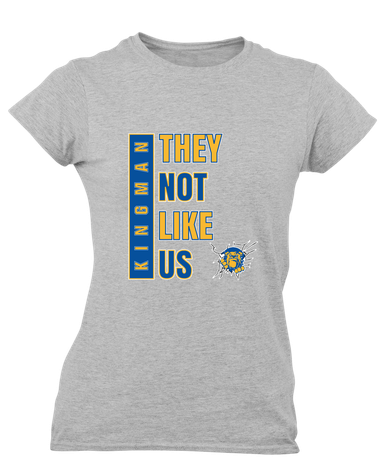 Kingman Bulldogs They Not Like Us #1 Women's Premium SS T-Shirt