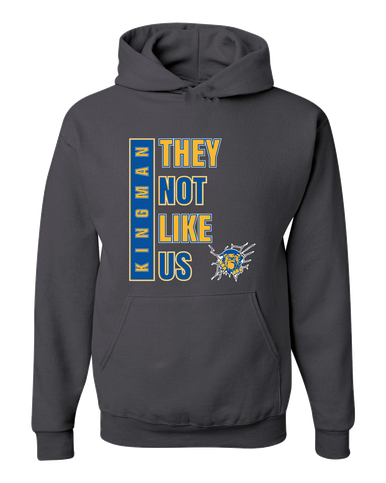 Kingman Bulldogs They Not Like Us #1 Men's Premium Hoodie
