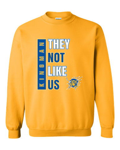 Kingman Bulldogs They Not Like Us #1 Men's Sweatshirt