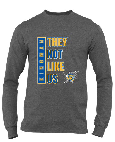 Kingman Bulldogs They Not Like Us #1 Men's Premium LS T-Shirt