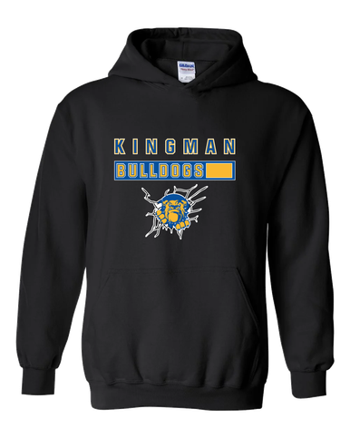 Kingman Bulldogs Mascot #7 Men's Hoodie