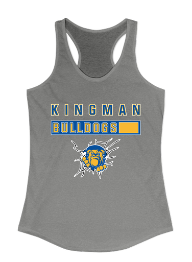 Kingman Bulldogs Mascot #7 Women's Tank Top