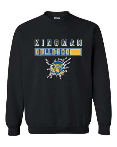 Kingman Bulldogs Mascot #7 Men's Sweatshirt
