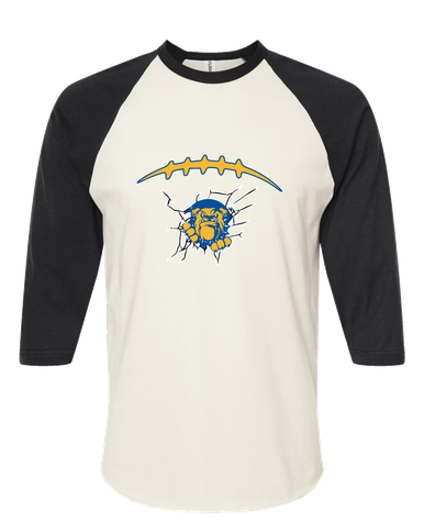 Kingman Bulldogs Football #2 Women's Baseball T-Shirt