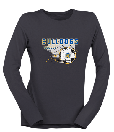 Kingman Bulldogs Soccer #2 Women's Premium LS T-Shirt