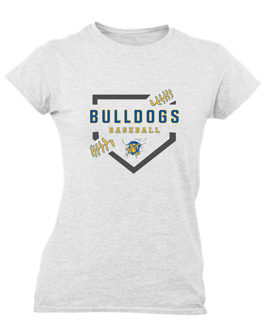 Kingman Bulldogs Baseball #2 Women's Premium SS T-Shirt