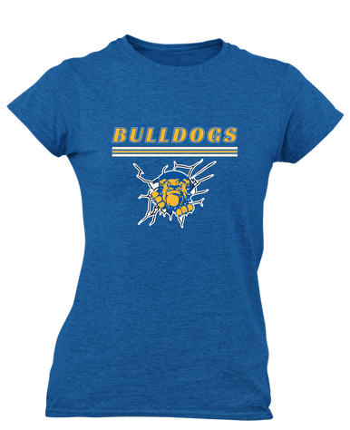 Kingman Bulldogs Mascot #8 Women's SS T-Shirt