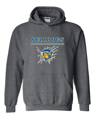 Kingman Bulldogs Mascot #8 Men's Hoodie