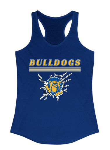 Kingman Bulldogs Mascot #8 Women's Tank Top