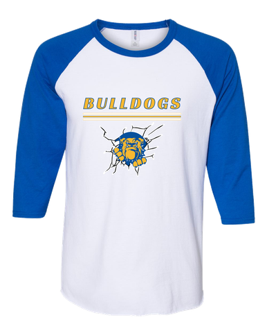 Kingman Bulldogs Mascot #8 Women's Baseball T-Shirt