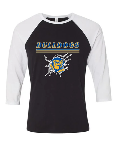 Kingman Bulldogs Mascot #8 Men's Baseball T-Shirt