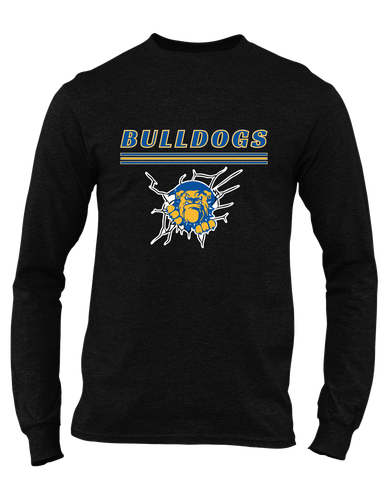 Kingman Bulldogs Mascot #8 Men's Premium LS T-Shirt