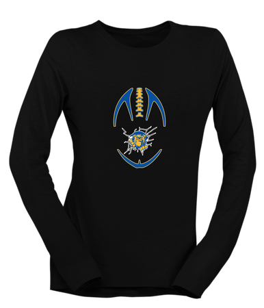 Kingman Bulldogs Football #4 Women's LS T-Shirt