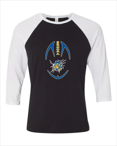 Kingman Bulldogs Football #4 Women's Baseball T-Shirt