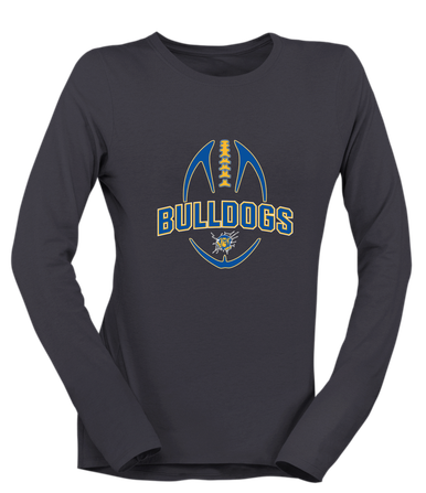 Kingman Bulldogs Football #5 Women's Premium LS T-Shirt