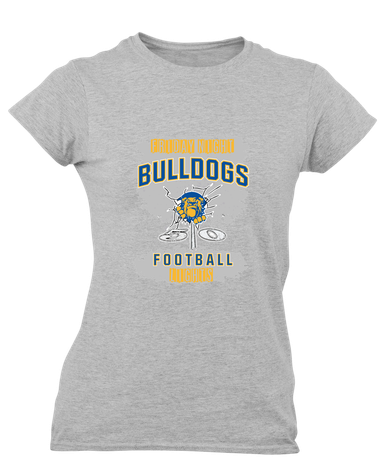 Kingman Bulldogs Football #6 Women's SS T-Shirt
