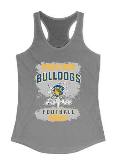 Kingman Bulldogs Football #6 Women's Tank Top