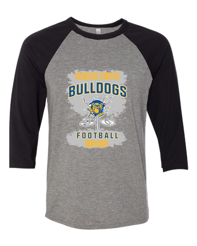 Kingman Bulldogs Football #6 Women's Baseball T-Shirt