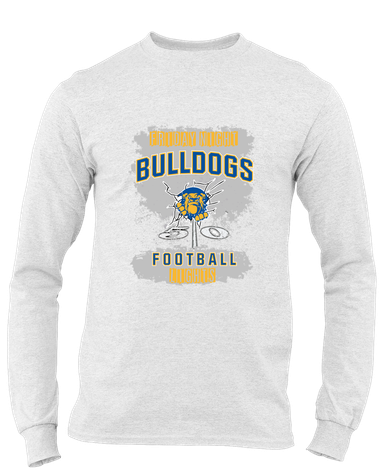 Kingman Bulldogs Football #6 Men's Premium LS T-Shirt