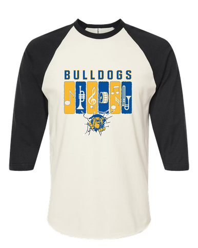 Kingman Bulldogs Band # 2 Men's Baseball T-Shirt
