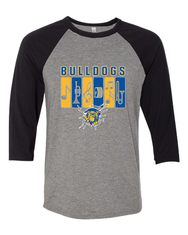 Kingman Bulldogs Band # 2 Women's Baseball T-Shirt