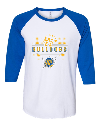 Kingman Bulldogs Band # 3 Men's Baseball T-Shirt