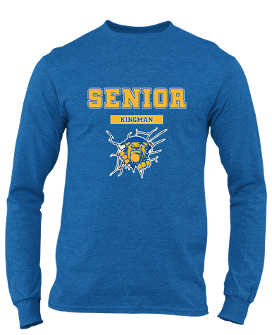 Kingman Bulldogs Senior #2 Men's LS T-Shirt