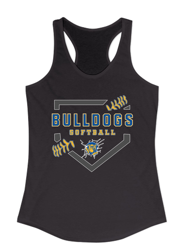 Kingman Bulldogs Softball #2 Women's Tank Top