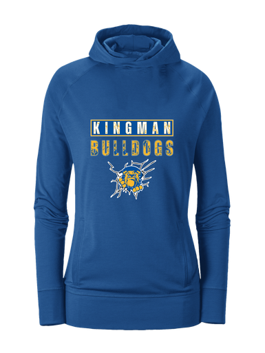 Kingman Bulldogs Mascot #9 Women's Hoodie