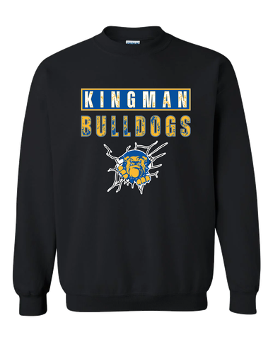 Kingman Bulldogs Mascot #9 Men's Sweatshirt