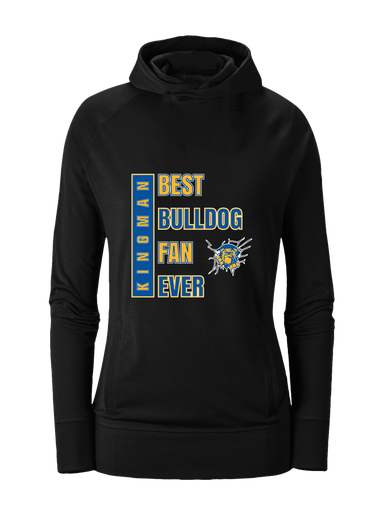 Kingman Bulldogs Best Bulldog Fan Women's Hoodie