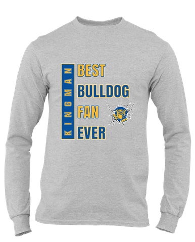 Kingman Bulldogs Best Bulldog Fan Men's Premium LS T-Shirt