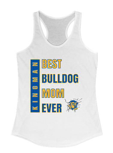 Kingman Bulldogs Best Bulldog Mom Women's Tank Top