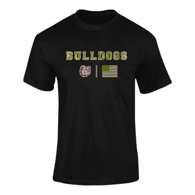 St. Cloud Bulldogs Camo Flag Men's Premium SS T-Shirt