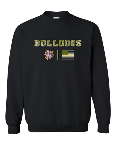 St. Cloud Bulldogs Camo Flag Men's Sweatshirt