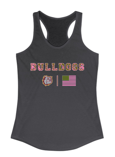 St. Cloud Bulldogs Pink Camo Flag Women's Tank Top